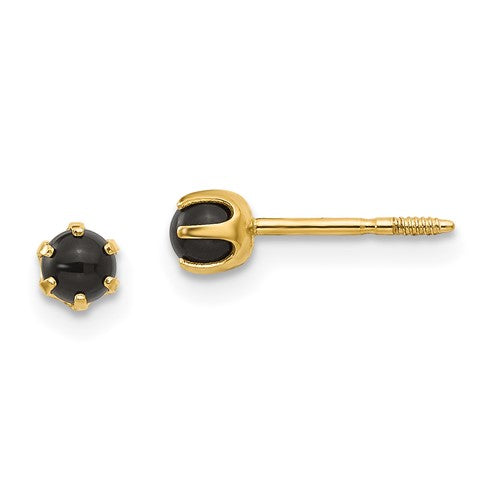 14k-madi-k-3mm-onyx-post-earrings-SolomonJeweler-Wichita-KS-CustomJewelry