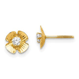 14k-madi-k-flower-2-5mm-cz-post-earrings-SolomonJeweler-Wichita-KS-CustomJewelry