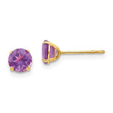 14k-madi-k-round-amethyst-5mm-post-earrings-SolomonJeweler-Wichita-KS-CustomJewelry