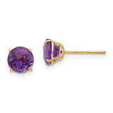 14k-madi-k-round-amethyst-6mm-post-earrings-SolomonJeweler-Wichita-KS-CustomJewelry
