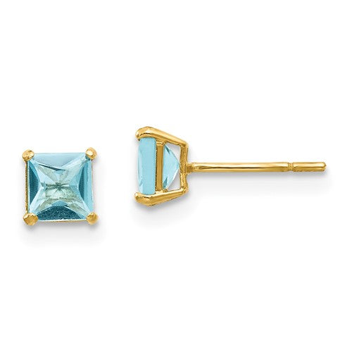 14k-madi-k-blue-topaz-4mm-square-post-earrings-SolomonJeweler-Wichita-KS-CustomJewelry
