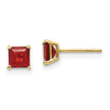 14k-madi-k-garnet-4mm-square-post-earrings-SolomonJeweler-Wichita-KS-CustomJewelry