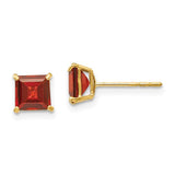 14k-madi-k-garnet-5mm-square-post-earrings-SolomonJeweler-Wichita-KS-CustomJewelry