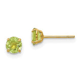 14k-madi-k-round-peridot-4mm-post-earrings-SolomonJeweler-Wichita-KS-CustomJewelry