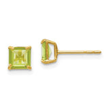 14k-madi-k-peridot-5mm-square-post-earrings-SolomonJeweler-Wichita-KS-CustomJewelry