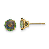 14k-madi-k-round-mystic-topaz-6mm-post-earrings-SolomonJeweler-Wichita-KS-CustomJewelry
