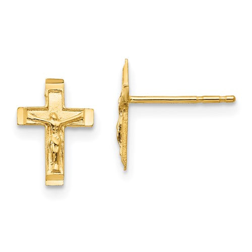 14k-madi-k-crucifix-post-earrings-SolomonJeweler-Wichita-KS-CustomJewelry