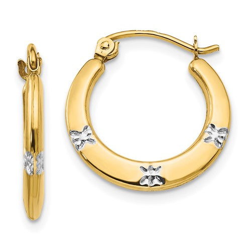 14k-madi-k-w-rhodium-flowers-hollow-hoop-earrings-SolomonJeweler-Wichita-KS-CustomJewelry