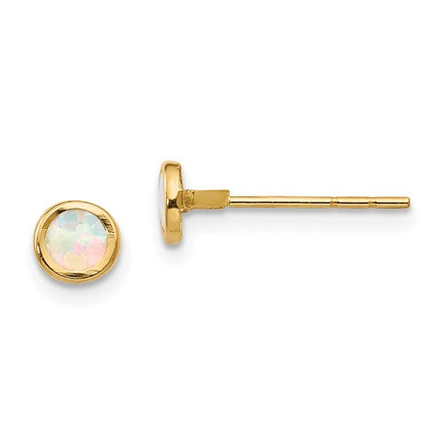 14k-madi-k-polished-lab-created-opal-bezel-post-earrings-SolomonJeweler-Wichita-KS-CustomJewelry