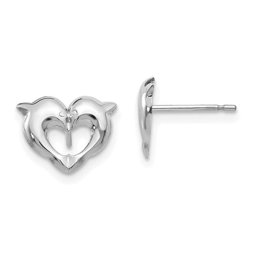 14k-white-gold-madi-k-dolphins-post-earrings-SolomonJeweler-Wichita-KS-CustomJewelry