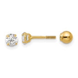 14k-madi-k-polished-reversible-ball-and-cz-earrings-SolomonJeweler-Wichita-KS-CustomJewelry
