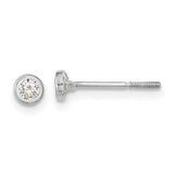 14k-madi-k-white-gold-polished-cz-bezel-post-earrings-SolomonJeweler-Wichita-KS-CustomJewelry