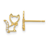 14k-madi-k-childrens-kitten-w-cz-tail-post-earrings-SolomonJeweler-Wichita-KS-CustomJewelry