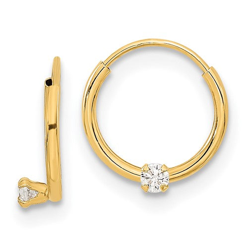 14k-madi-k-polished-2mm-cz-on-small-endless-hoops-SolomonJeweler-Wichita-KS-CustomJewelry
