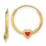 14k-madi-k-polished-red-enameled-heart-hoops-SolomonJeweler-Wichita-KS-CustomJewelry