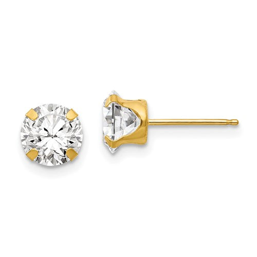 14k-madi-k-6-5mm-cz-post-earrings-SolomonJeweler-Wichita-KS-CustomJewelry