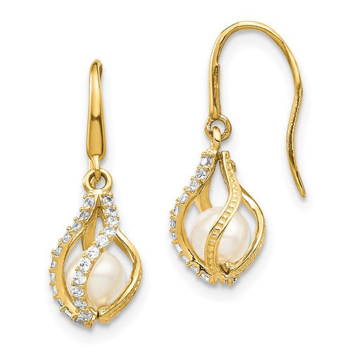 14k-white-freshwater-cultured-pearl-cz-cage-dangle-earrings-SolomonJeweler-Wichita-KS-CustomJewelry