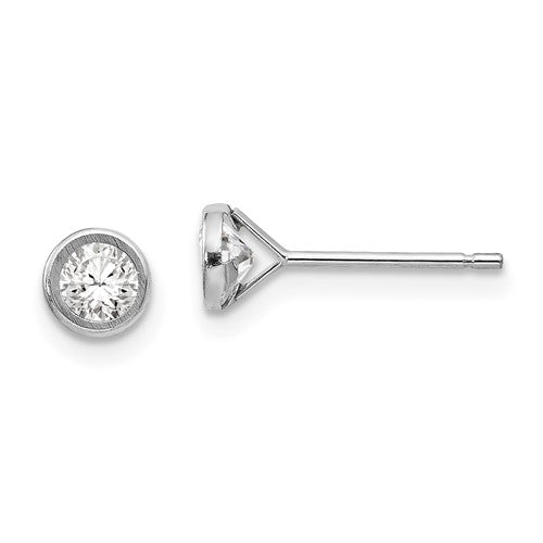 14k-white-gold-madi-k-4mm-bezel-set-cz-post-earrings-SolomonJeweler-Wichita-KS-CustomJewelry