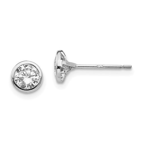 14k-white-gold-madi-k-5mm-bezel-set-cz-post-earrings-SolomonJeweler-Wichita-KS-CustomJewelry