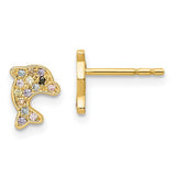 14k-madi-k-multi-colored-cz-dolphin-post-earrings-SolomonJeweler-Wichita-KS-CustomJewelry