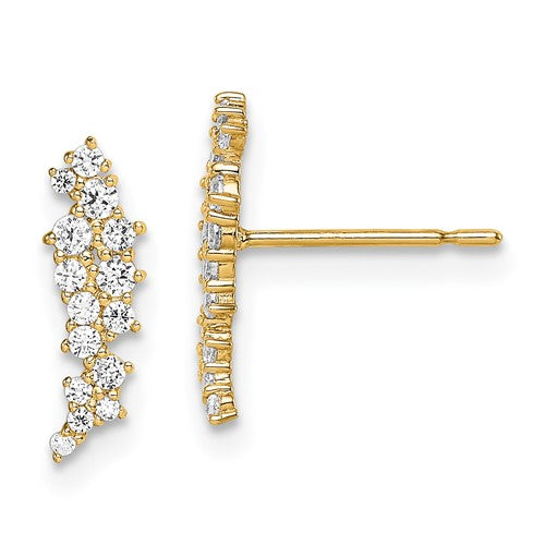 14k-madi-k-cz-cluster-post-earrings-SolomonJeweler-Wichita-KS-CustomJewelry