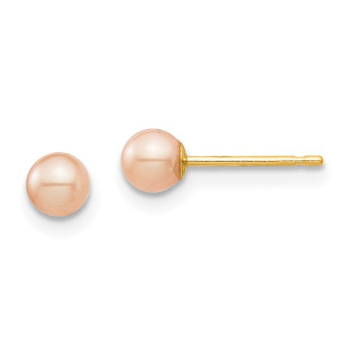 14k-madi-k-3-4mm-pink-round-freshwater-cultured-pearl-stud-post-earrings-SolomonJeweler-Wichita-KS-CustomJewelry