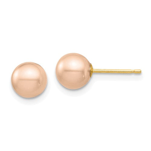14k-madi-k-6-7mm-pink-round-freshwater-cultured-pearl-stud-post-earrings-SolomonJeweler-Wichita-KS-CustomJewelry