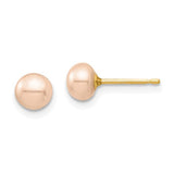14k-madi-k-5-6mm-pink-button-freshwater-cultured-pearl-stud-post-earrings-SolomonJeweler-Wichita-KS-CustomJewelry