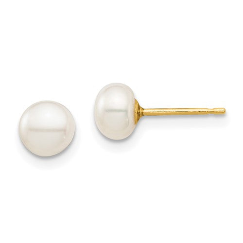 14k-madi-k-5-6mm-white-button-freshwater-cultured-pearl-stud-post-earrings-SolomonJeweler-Wichita-KS-CustomJewelry