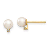 14k-madi-k-4-5mm-white-round-fw-cultured-pearl-02ct-diamond-post-earrings-SolomonJeweler-Wichita-KS-CustomJewelry