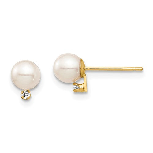 14k-madi-k-4-5mm-white-round-fw-cultured-pearl-02ct-diamond-post-earrings-SolomonJeweler-Wichita-KS-CustomJewelry