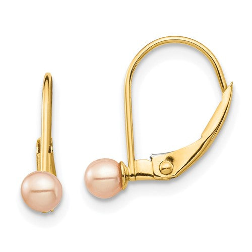 14k-madi-k-3-4mm-pink-round-fw-cultured-pearl-leverback-earrings-SolomonJeweler-Wichita-KS-CustomJewelry