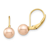 14k-madi-k-6-7mm-pink-round-fw-cultured-pearl-leverback-earrings-SolomonJeweler-Wichita-KS-CustomJewelry