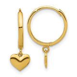 14k-madi-k-polished-heart-dangle-huggie-hoop-earrings-SolomonJeweler-Wichita-KS-CustomJewelry