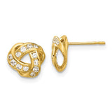 14k-madi-k-polished-cz-love-knot-post-earrings-SolomonJeweler-Wichita-KS-CustomJewelry