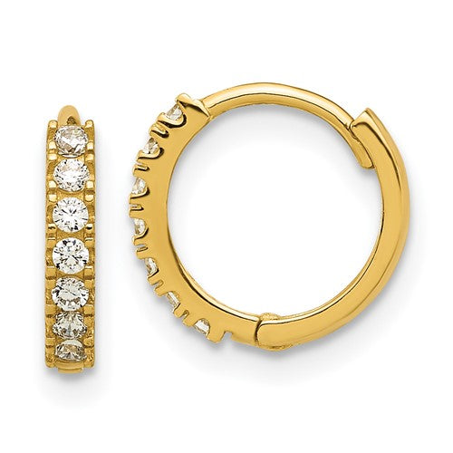 14k-madi-k-polished-cz-2mm-hinged-huggie-hoop-earrings-SolomonJeweler-Wichita-KS-CustomJewelry