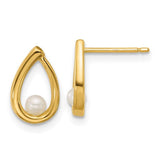 14k-polished-freshwater-pearl-teardrop-post-earrings-SolomonJeweler-Wichita-KS-CustomJewelry