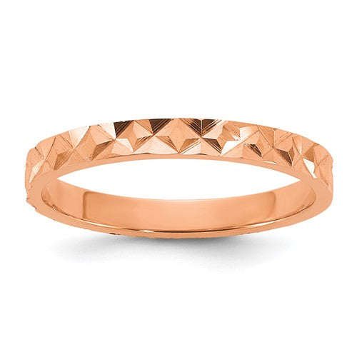 14k-rose-gold-madi-k-diamond-cut-design-2mm-band-baby-childrens-ring-SolomonJeweler-Wichita-KS-CustomJewelry