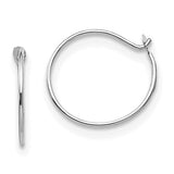 14k-white-gold-madi-k-sm-endless-hoop-earrings-SolomonJeweler-Wichita-KS-CustomJewelry