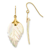 14k-madi-k-mother-of-pearl-leaf-dangle-earrings-SolomonJeweler-Wichita-KS-CustomJewelry