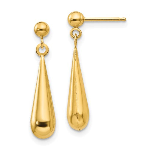 14k-madi-k-teardrop-dangle-post-earrings-SolomonJeweler-Wichita-KS-CustomJewelry