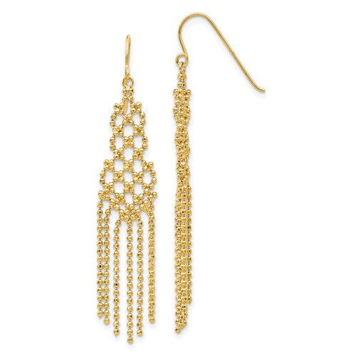 14k-bead-chain-earrings-SolomonJeweler-Wichita-KS-CustomJewelry