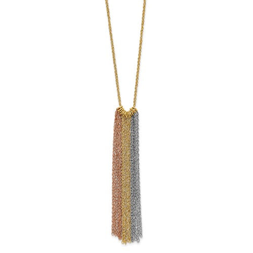 14k-tri-color-dangle-chain-with-2in-ext-necklace-SolomonJeweler-Wichita-KS-CustomJewelry