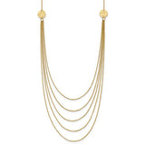 14k-five-strand-necklace-SolomonJeweler-Wichita-KS-CustomJewelry