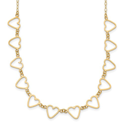 14k-oval-cable-with-open-flat-hearts-16-inch-w-2in-ext-necklace-SolomonJeweler-Wichita-KS-CustomJewelry