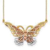 14k-yellow-rose-gold-w-rhodium-butterfly-necklace-SolomonJeweler-Wichita-KS-CustomJewelry
