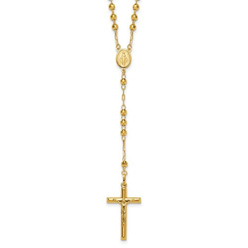 14k-4mm-mirror-beaded-semi-solid-rosary-24-inch-necklace-SolomonJeweler-Wichita-KS-CustomJewelry