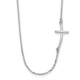 14k-white-gold-small-sideways-curved-cross-necklace-SolomonJeweler-Wichita-KS-CustomJewelry