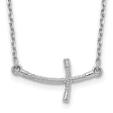 14k-white-gold-small-sideways-curved-twist-cross-necklace-SolomonJeweler-Wichita-KS-CustomJewelry