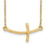 14k-large-sideways-curved-twist-cross-necklace-SolomonJeweler-Wichita-KS-CustomJewelry